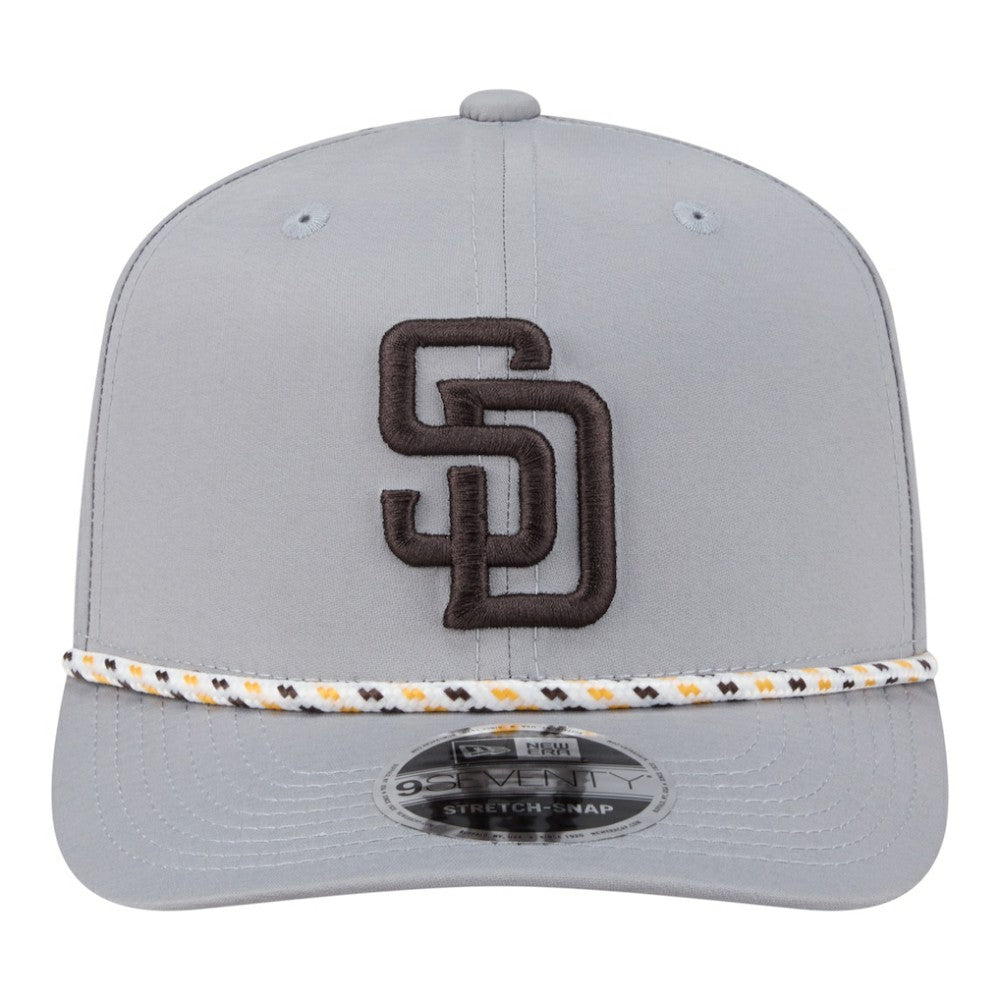 San Diego Padres New Era Sport Rope 9SEVENTY Adjustable Hat - Gray - New Era Online