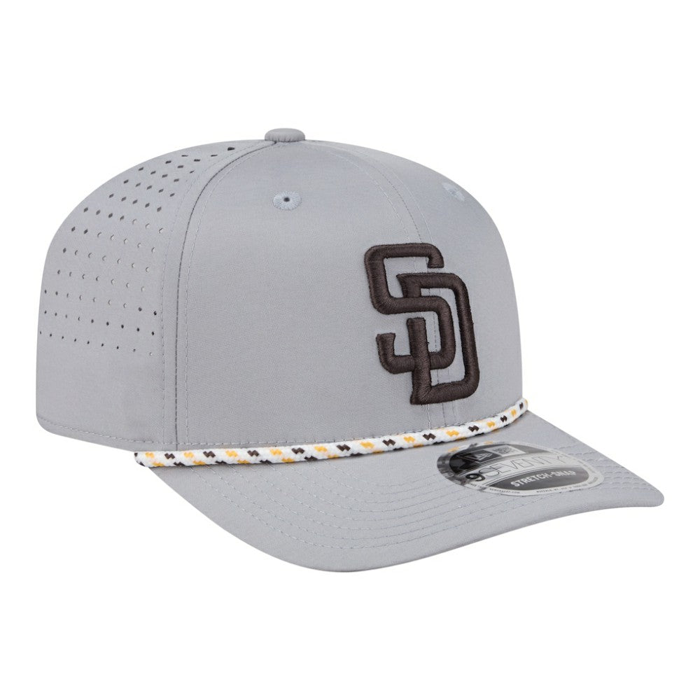 San Diego Padres New Era Sport Rope 9SEVENTY Adjustable Hat - Gray - New Era Online