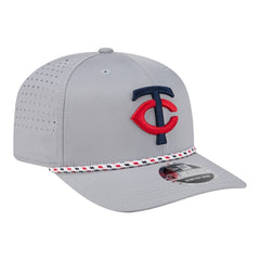 Minnesota Twins New Era Sport Rope 9SEVENTY Adjustable Hat - Gray - New Era Sale