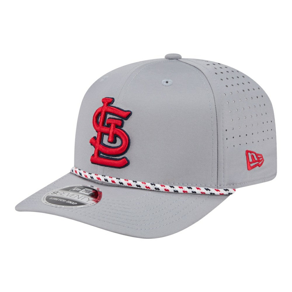 St. Louis Cardinals New Era Sport Rope 9SEVENTY Adjustable Hat - Gray - New Era Lifestyle