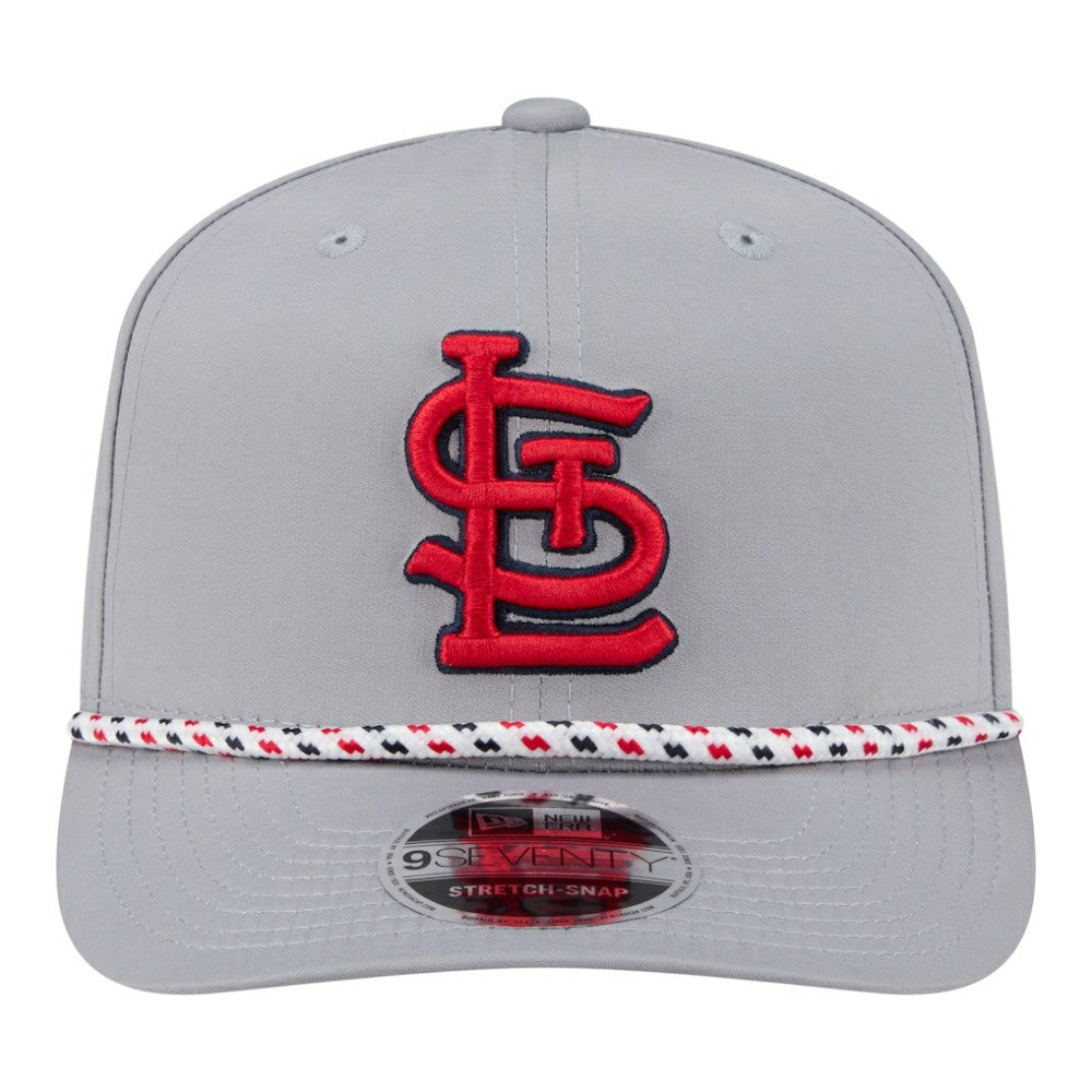 St. Louis Cardinals New Era Sport Rope 9SEVENTY Adjustable Hat - Gray - New Era Lifestyle