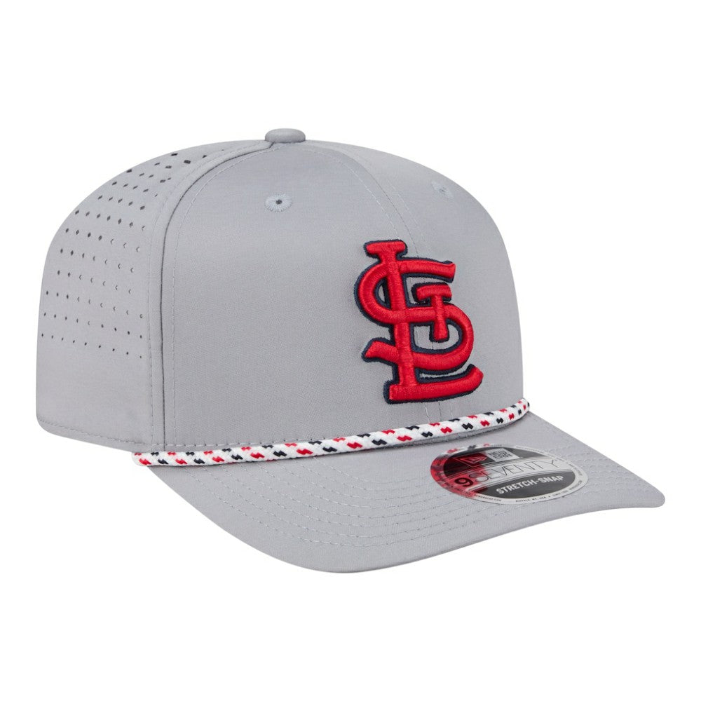 St. Louis Cardinals New Era Sport Rope 9SEVENTY Adjustable Hat - Gray - New Era Lifestyle