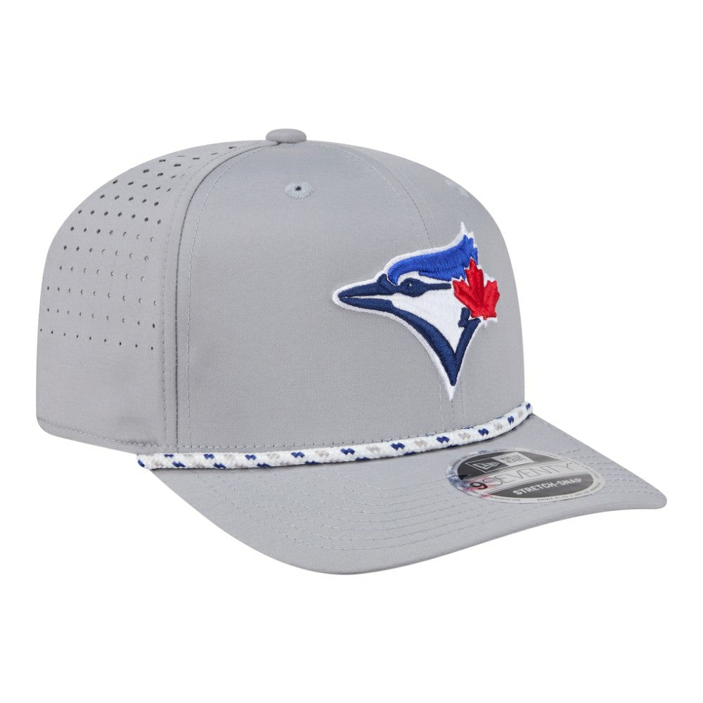 Toronto Blue Jays New Era Sport Rope 9SEVENTY Adjustable Hat - Gray - New Era Discount