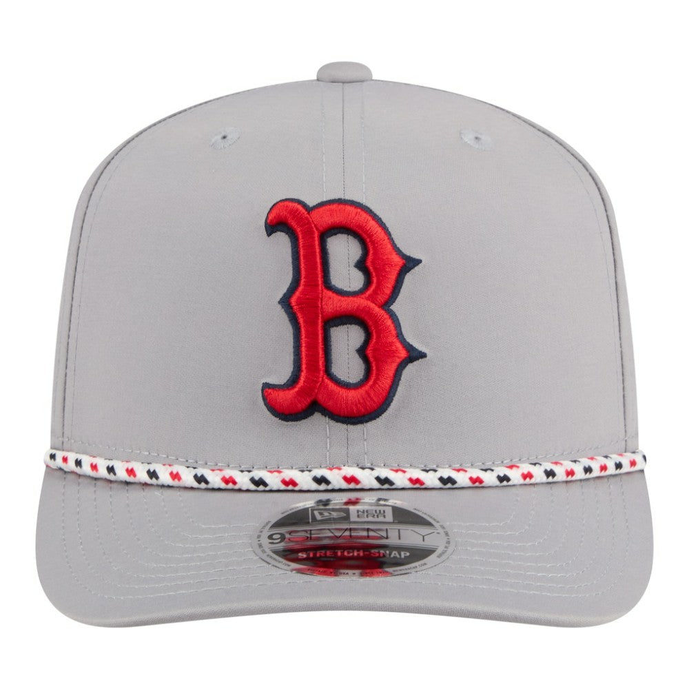Boston Red Sox New Era Sport Rope 9SEVENTY Adjustable Hat - Gray - New Era Sale