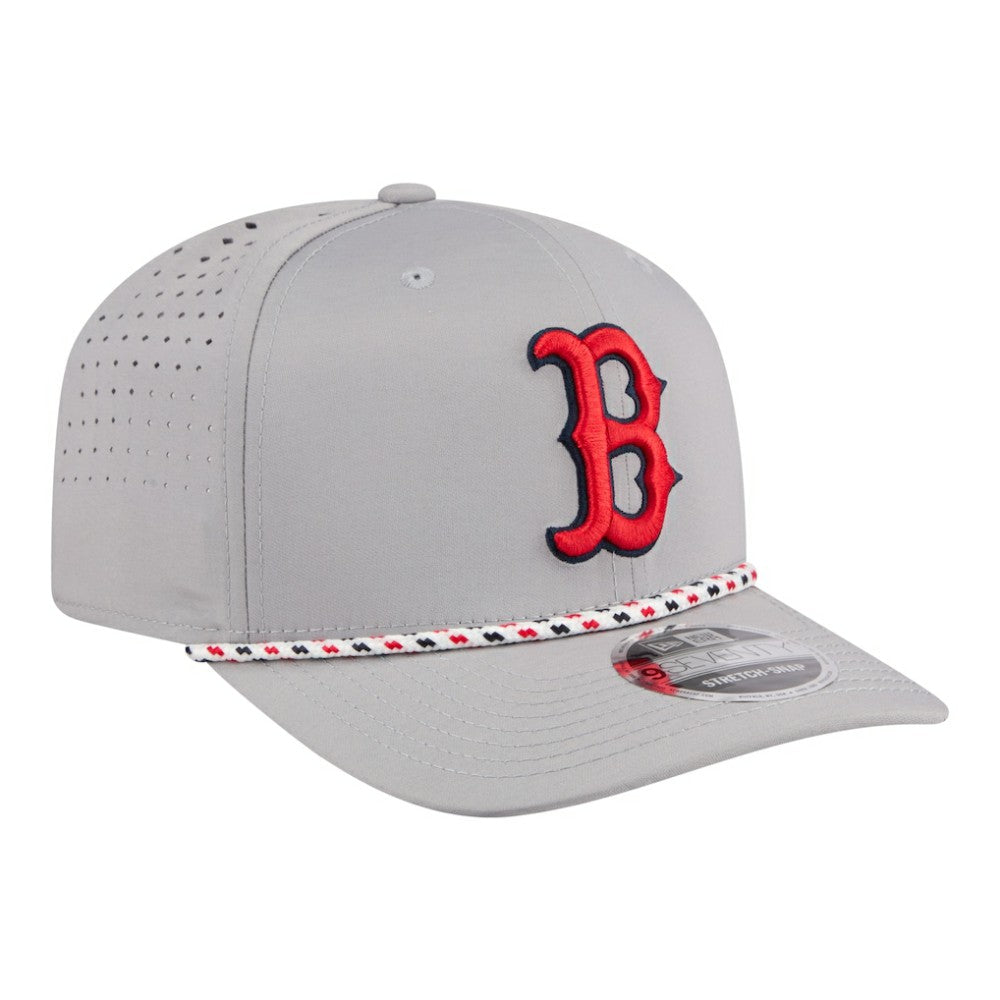 Boston Red Sox New Era Sport Rope 9SEVENTY Adjustable Hat - Gray - New Era Sale