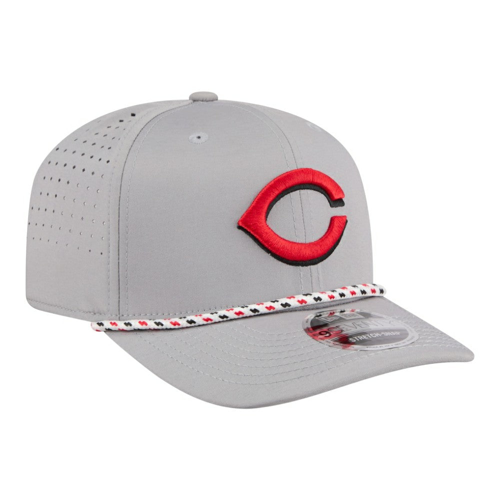 Cincinnati Reds New Era Sport Rope 9SEVENTY Adjustable Hat - Gray - New Era on Sale