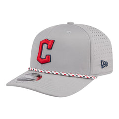 Cleveland Guardians New Era Sport Rope 9SEVENTY Adjustable Hat - Gray - New Era Online
