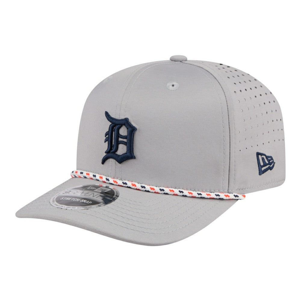 Detroit Tigers New Era Sport Rope 9SEVENTY Adjustable Hat - Gray - New Era on Sale