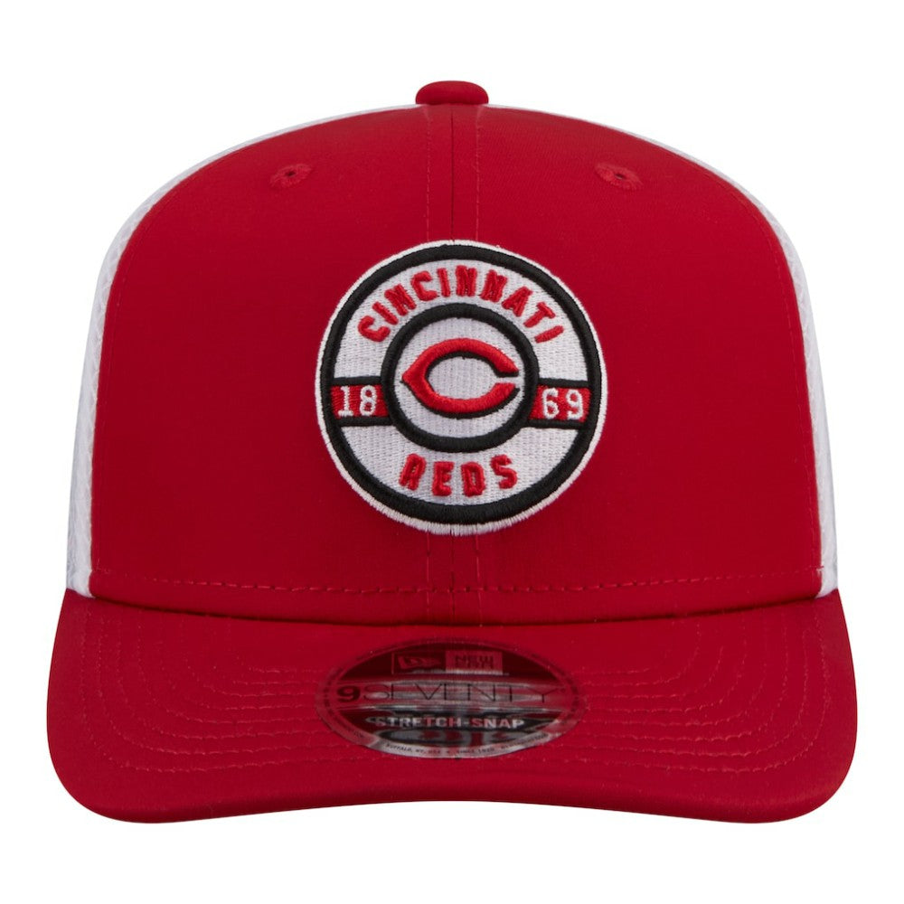 Cincinnati Reds New Era Active 9SEVENTY Adjustable Trucker Hat - Red - New Era Lifestyle