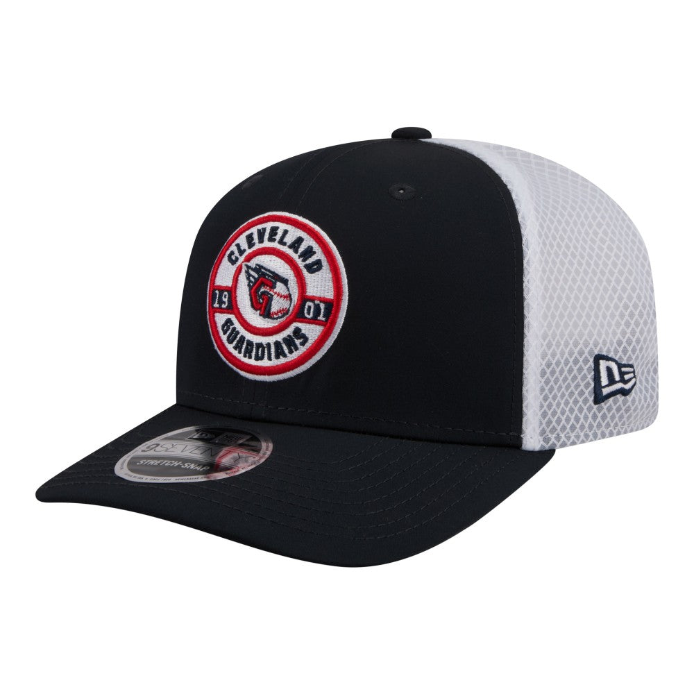 Cleveland Guardians New Era Active 9SEVENTY Adjustable Trucker Hat - Navy - New Era on Sale