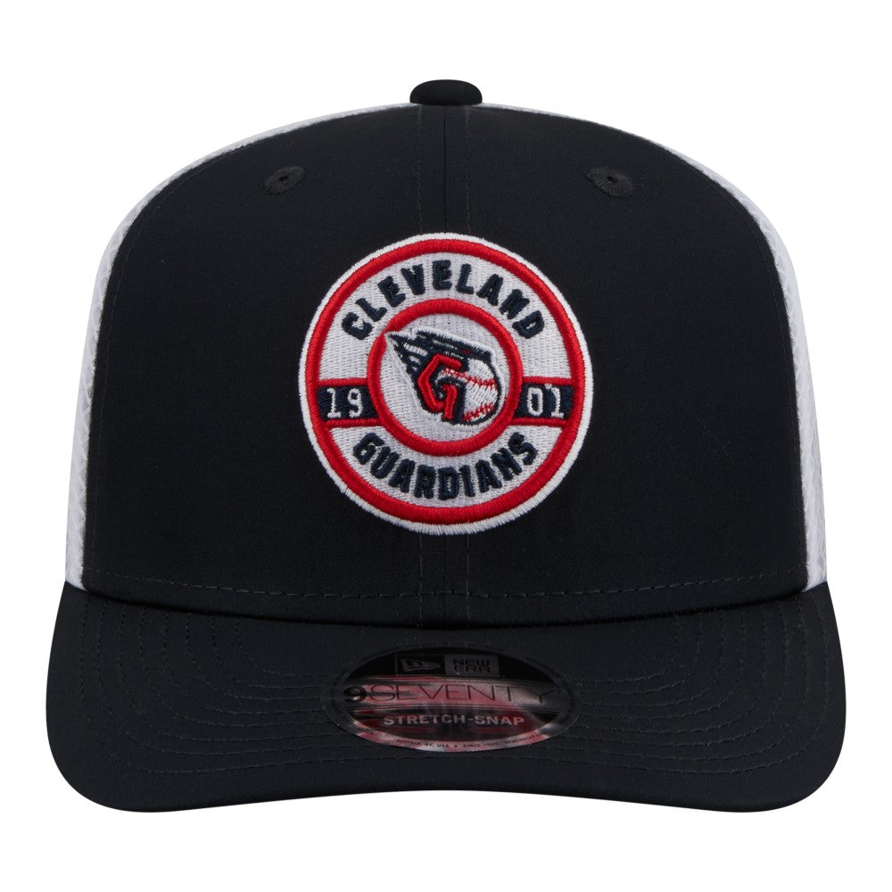 Cleveland Guardians New Era Active 9SEVENTY Adjustable Trucker Hat - Navy - New Era on Sale