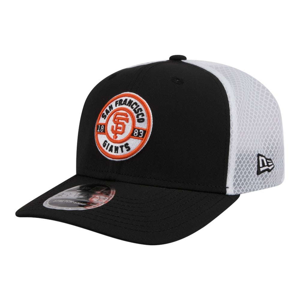 San Francisco Giants New Era Active 9SEVENTY Adjustable Trucker Hat - Black - New Era Lifestyle
