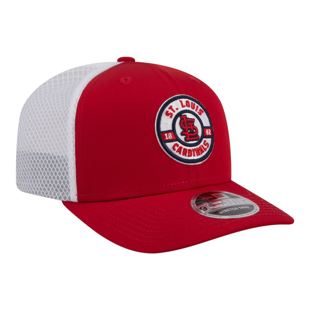 St. Louis Cardinals New Era Active 9SEVENTY Adjustable Trucker Hat - Red - New Era Sale