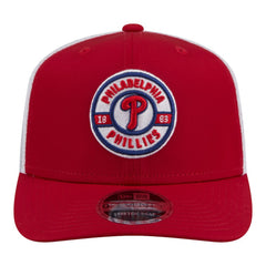 Philadelphia Phillies New Era Active 9SEVENTY Adjustable Trucker Hat - Red - New Era Sale