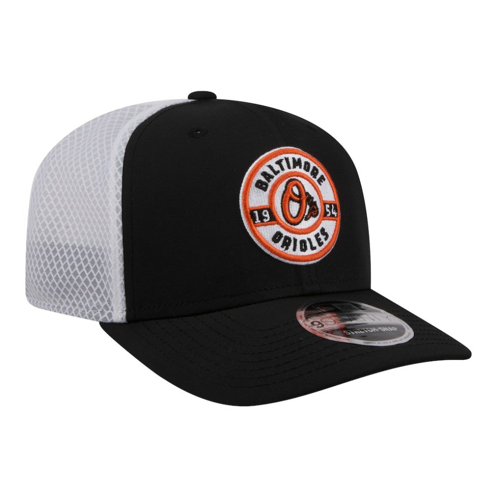 Baltimore Orioles New Era Active 9SEVENTY Adjustable Trucker Hat - Black - New Era Sale