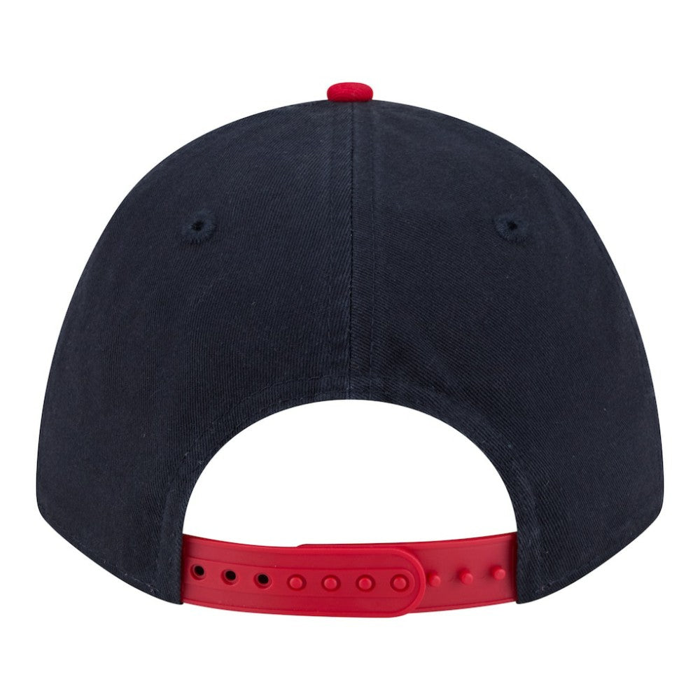 Boston Red Sox New Era Team Loyal 9FORTY M-Crown Adjustable Hat - Navy/Red - New Era Online