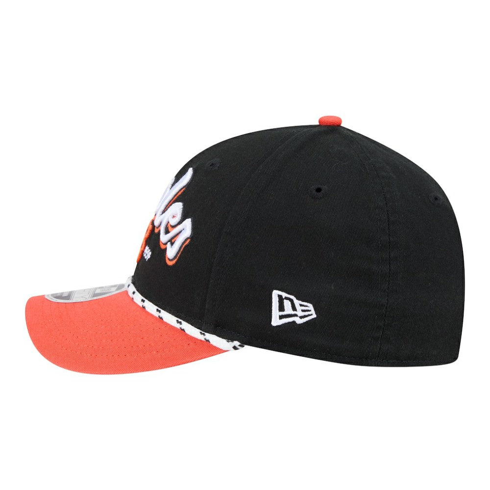 Baltimore Orioles New Era Team Loyal 9FORTY M-Crown Adjustable Hat - Black/Orange - New Era Lifestyle
