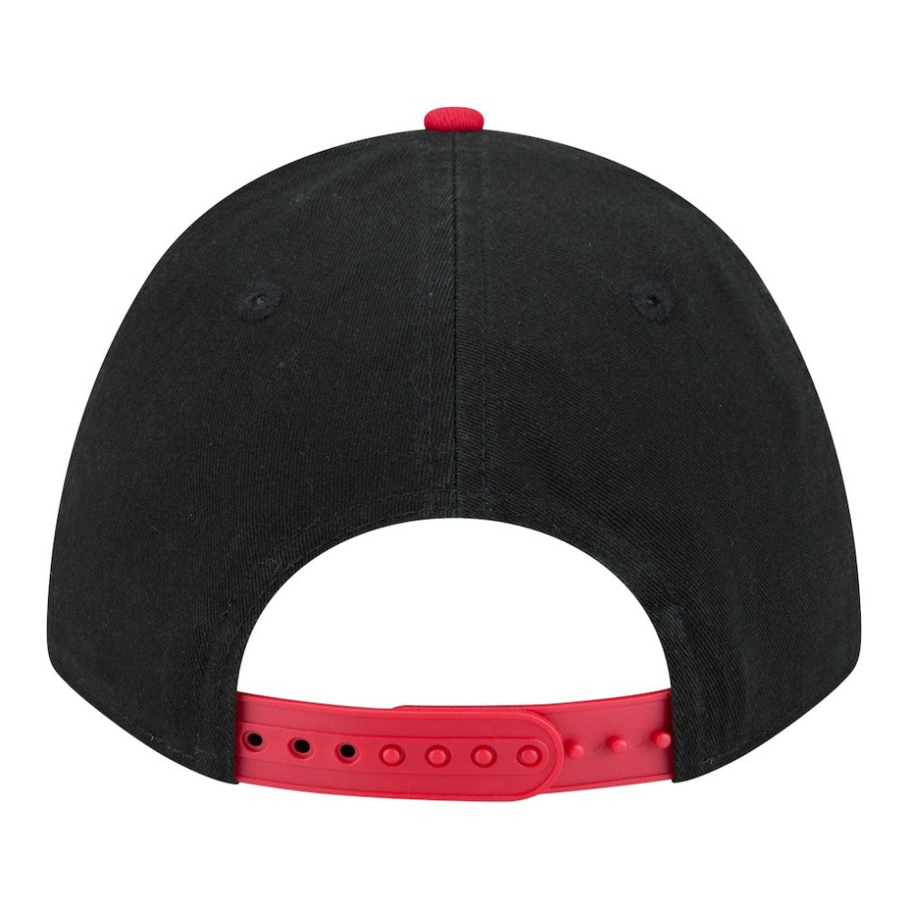 Cincinnati Reds New Era Team Loyal 9FORTY M-Crown Adjustable Hat - Black/Red - New Era Lifestyle