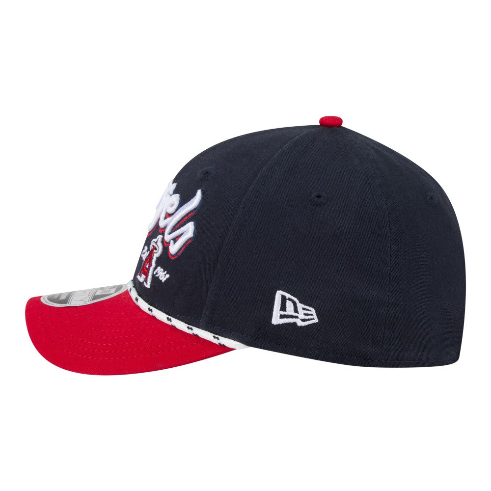 Los Angeles Angels New Era Team Loyal 9FORTY M-Crown Adjustable Hat - Navy/Red - New Era Online