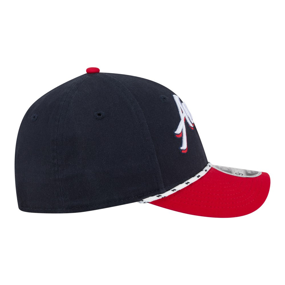 Los Angeles Angels New Era Team Loyal 9FORTY M-Crown Adjustable Hat - Navy/Red - New Era Online