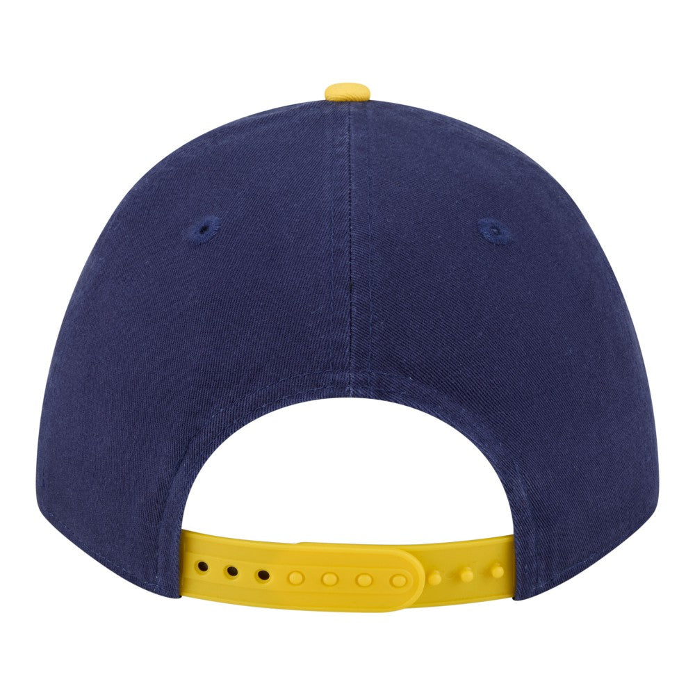 Milwaukee Brewers New Era Team Loyal 9FORTY M-Crown Adjustable Hat - Navy/Gold - New Era on Sale