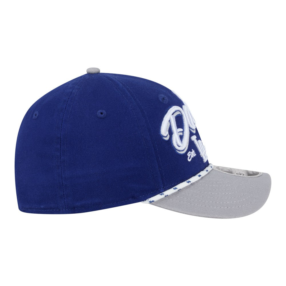 Los Angeles Dodgers New Era Team Loyal 9FORTY M-Crown Adjustable Hat - Royal/Gray - New Era Online