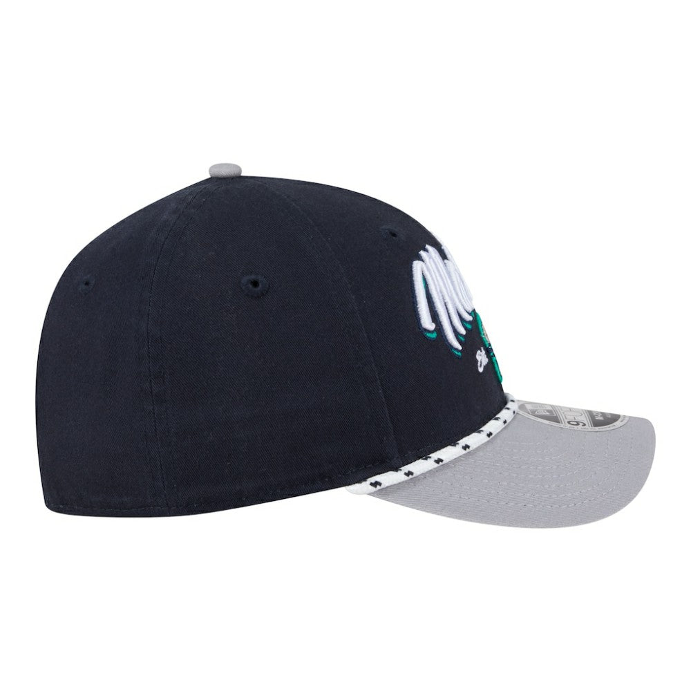 Seattle Mariners New Era Team Loyal 9FORTY M-Crown Adjustable Hat - Navy/Gray - New Era Lifestyle