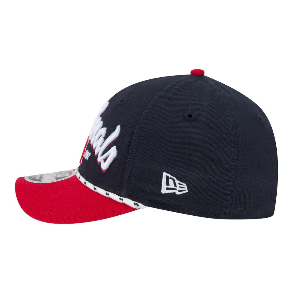 St. Louis Cardinals New Era Team Loyal 9FORTY M-Crown Adjustable Hat - Navy/Red - New Era Lifestyle