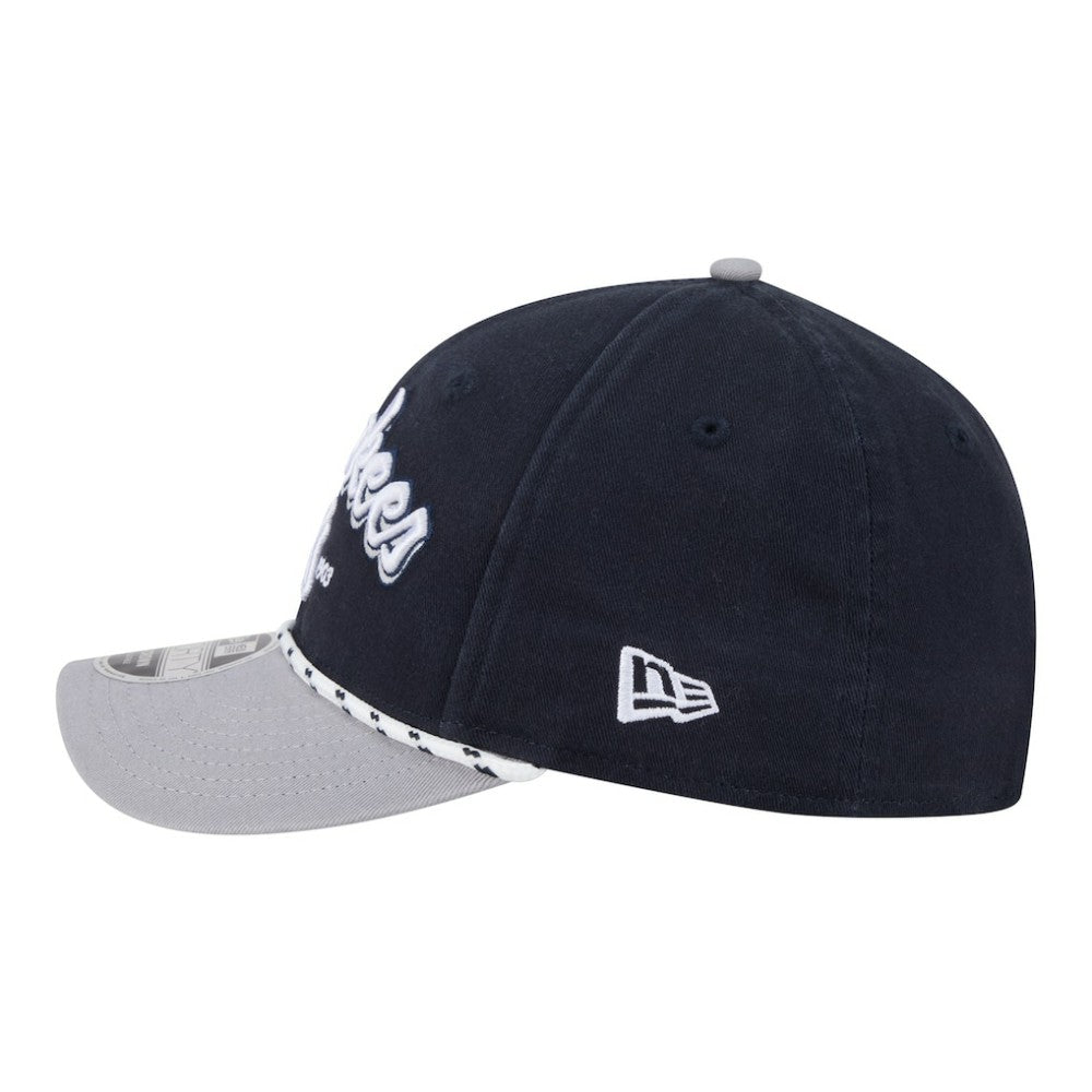 New York Yankees New Era Team Loyal 9FORTY M-Crown Adjustable Hat - Navy/Gray - New Era Discount