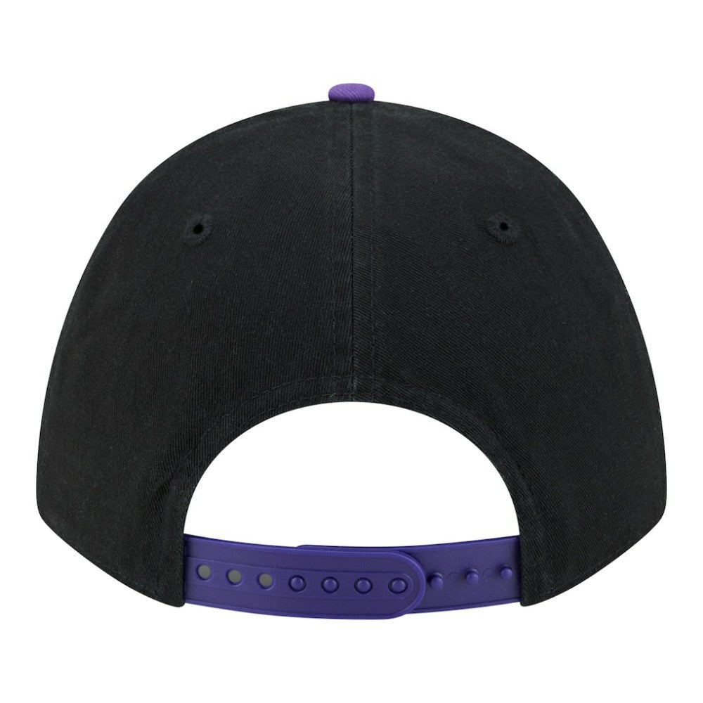 Colorado Rockies New Era Team Loyal 9FORTY M-Crown Adjustable Hat - Black/Purple - New Era Sale
