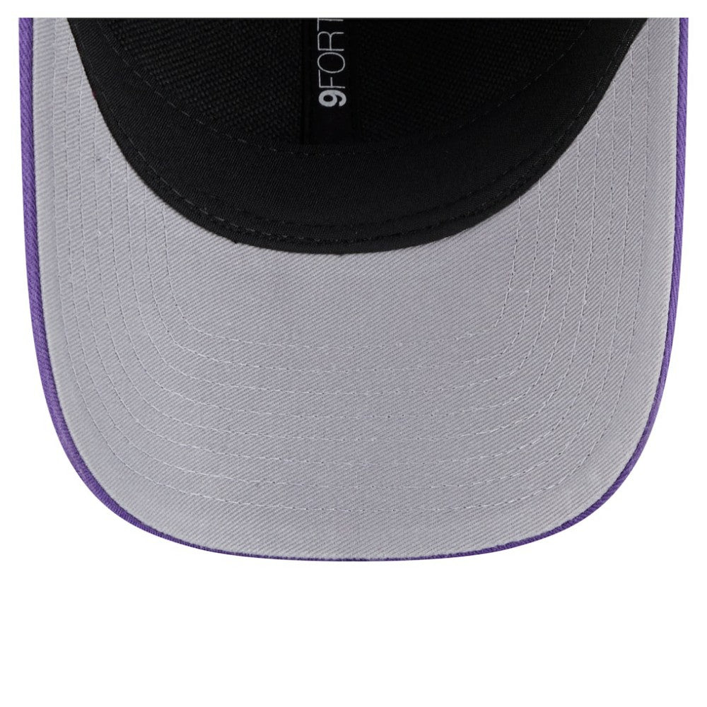 Colorado Rockies New Era Team Loyal 9FORTY M-Crown Adjustable Hat - Black/Purple - New Era Sale