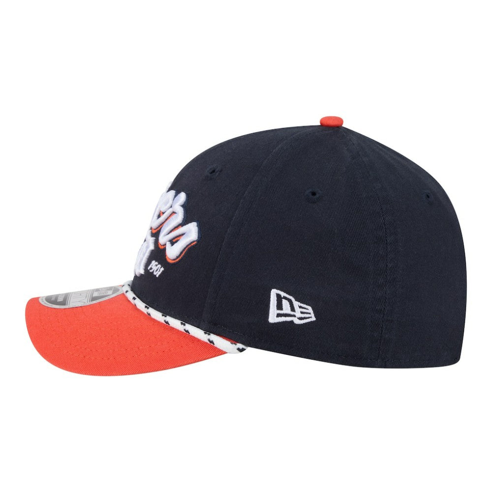 Detroit Tigers New Era Team Loyal 9FORTY M-Crown Adjustable Hat - Navy/Orange - New Era Sale