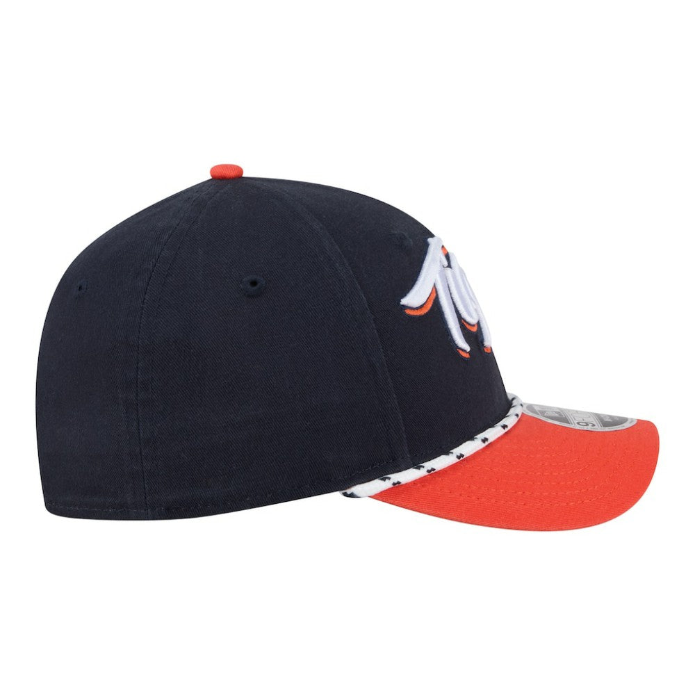 Detroit Tigers New Era Team Loyal 9FORTY M-Crown Adjustable Hat - Navy/Orange - New Era Sale