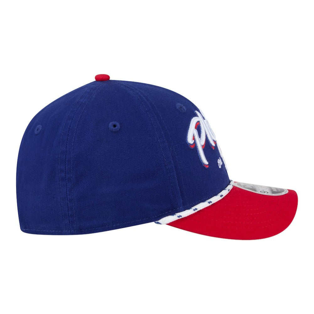 Philadelphia Phillies New Era Team Loyal 9FORTY M-Crown Adjustable Hat - Royal/Red - New Era Lifestyle