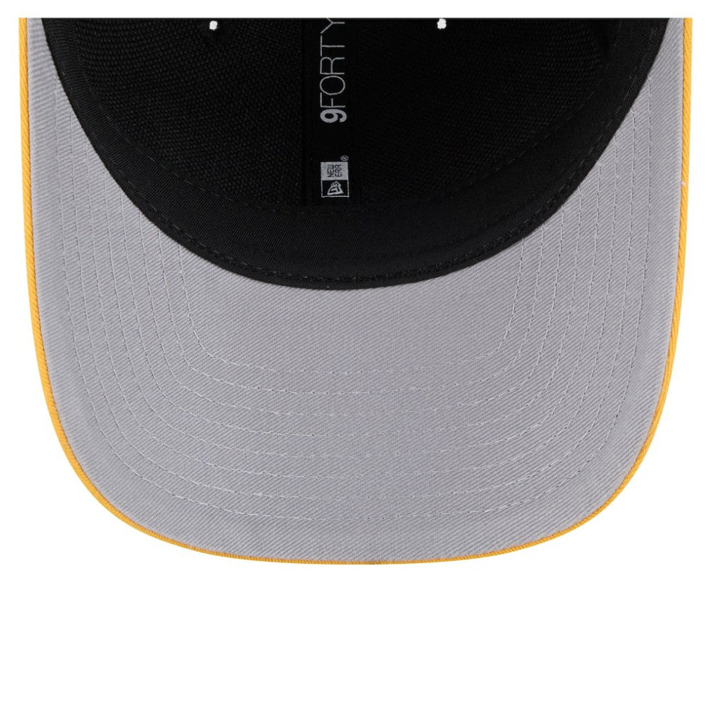 Pittsburgh Pirates New Era Team Loyal 9FORTY M-Crown Adjustable Hat - Black/Gold - New Era Online