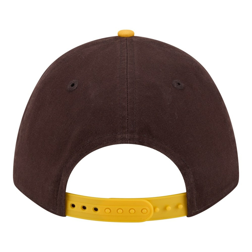 San Diego Padres New Era Team Loyal 9FORTY M-Crown Adjustable Hat - Brown/Gold - New Era Online