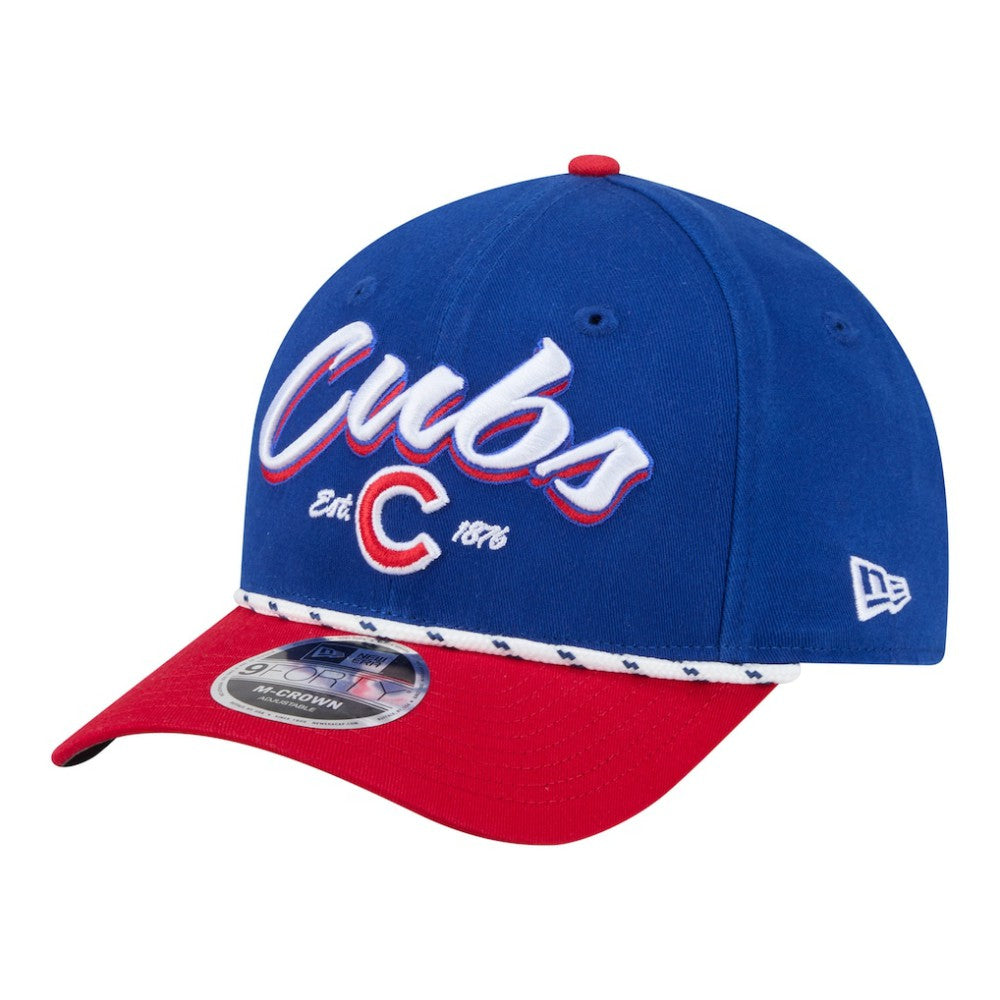 Chicago Cubs New Era Team Loyal 9FORTY M-Crown Adjustable Hat - Royal/Red - New Era on Sale