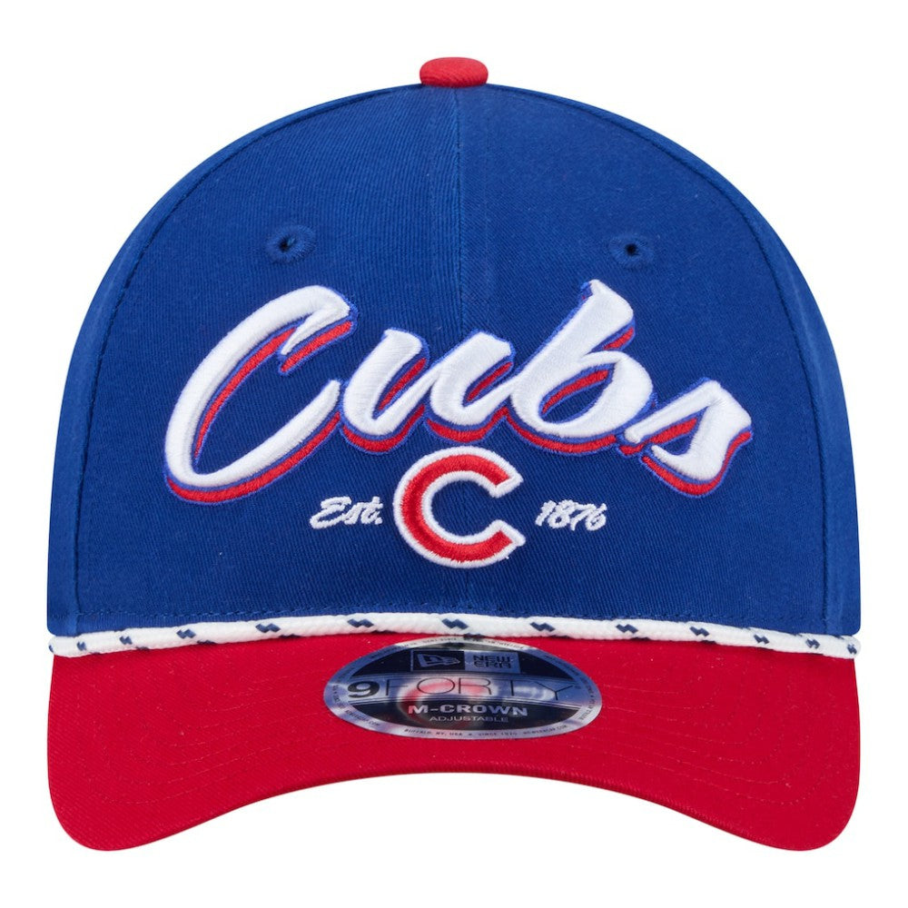 Chicago Cubs New Era Team Loyal 9FORTY M-Crown Adjustable Hat - Royal/Red - New Era on Sale