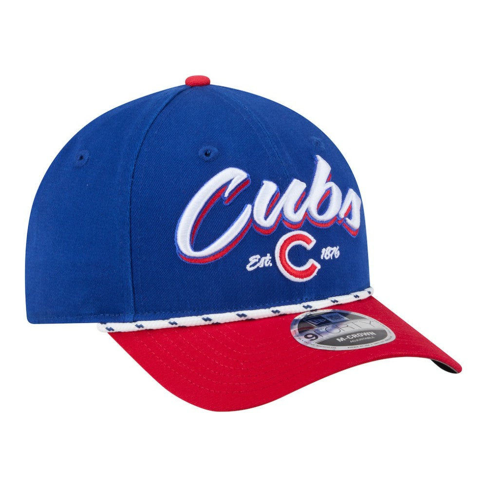Chicago Cubs New Era Team Loyal 9FORTY M-Crown Adjustable Hat - Royal/Red - New Era on Sale