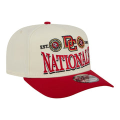 Washington Nationals New Era Throwback Tri-Hit A-Frame 9FIFTY Adjustable Hat - Cream - New Era Discount