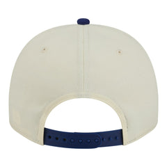 Los Angeles Dodgers New Era Throwback Tri-Hit A-Frame 9FIFTY Adjustable Hat - Cream - New Era Discount