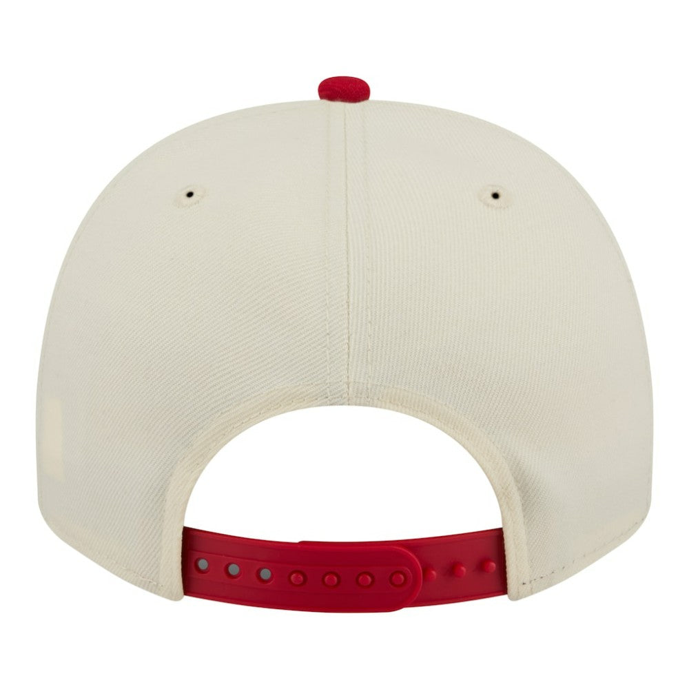 Cincinnati Reds New Era Throwback Tri-Hit A-Frame 9FIFTY Adjustable Hat - Cream - New Era Sale