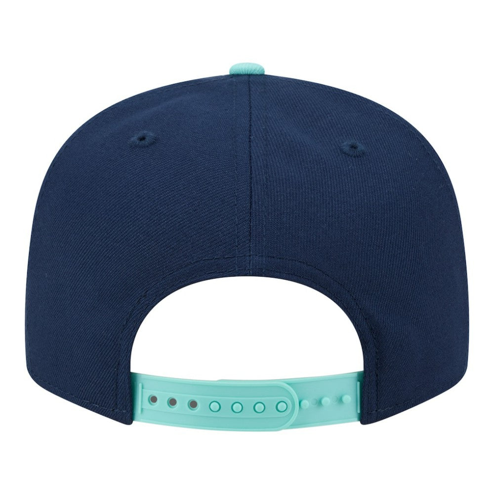 Boston Red Sox New Era Two-Tone Color Pack 9FIFTY Snapback Hat - Navy/Turquoise - New Era Lifestyle