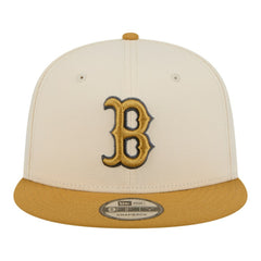 Boston Red Sox New Era Two-Tone Color Pack 9FIFTY Snapback Hat - Light Beige/Khaki - New Era Online