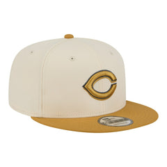Cincinnati Reds New Era 2-Tone Color Pack 9FIFTY Snapback Hat - Light Beige/Khaki - New Era Lifestyle