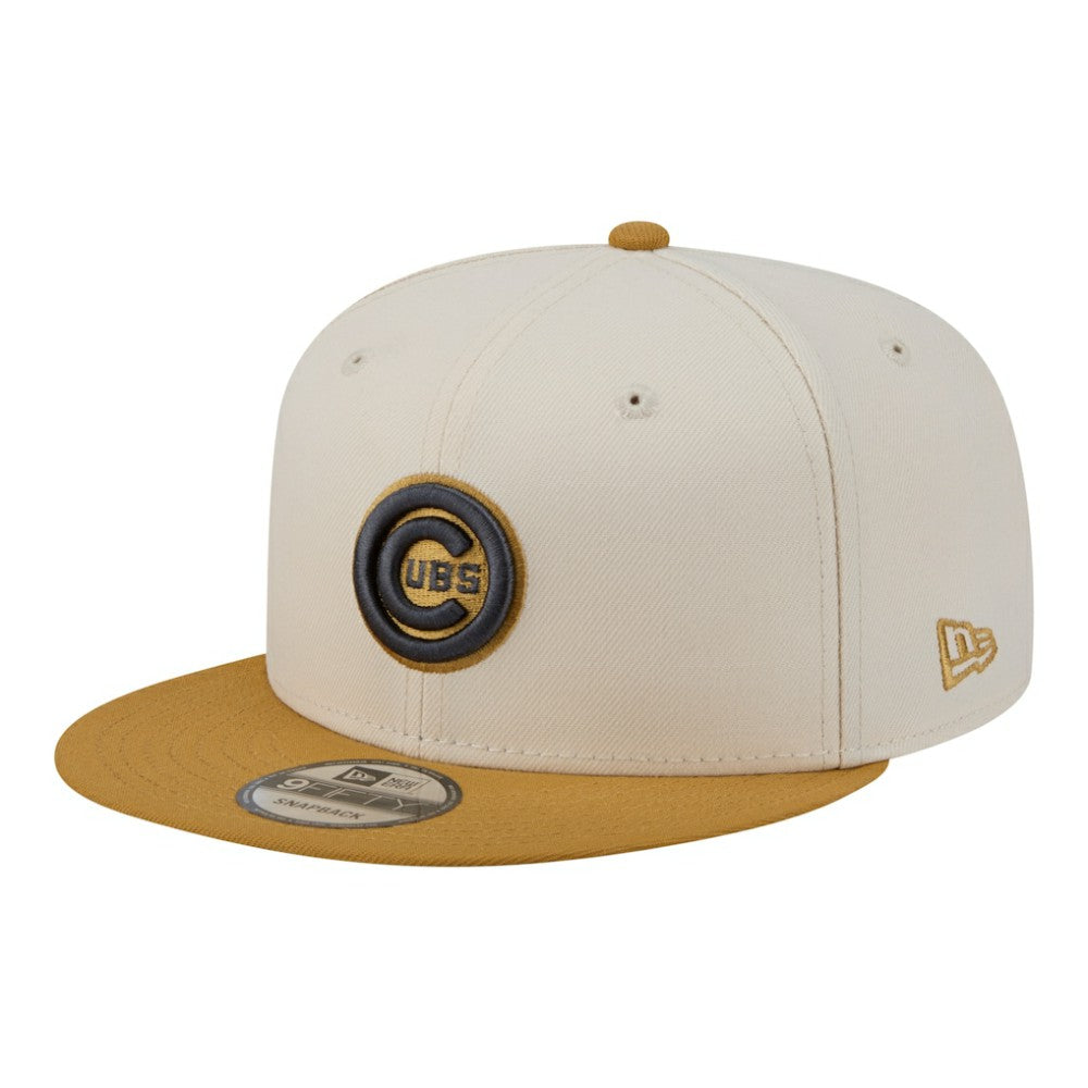 Chicago Cubs New Era 2-Tone Color Pack 9FIFTY Snapback Hat - Light Beige/Khaki - New Era Sale