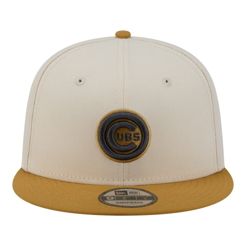 Chicago Cubs New Era 2-Tone Color Pack 9FIFTY Snapback Hat - Light Beige/Khaki - New Era Sale