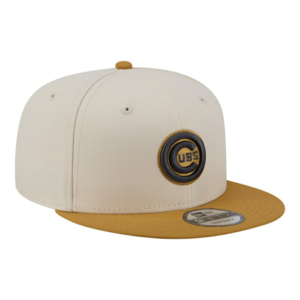 Chicago Cubs New Era 2-Tone Color Pack 9FIFTY Snapback Hat - Light Beige/Khaki - New Era Sale