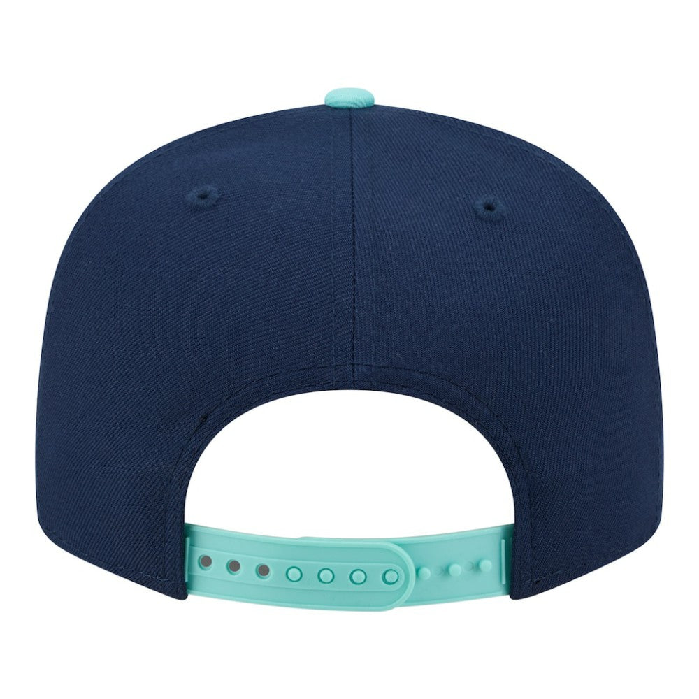 Cincinnati Reds New Era 2-Tone Color Pack 9FIFTY Snapback Hat - Navy/Turquoise - New Era on Sale