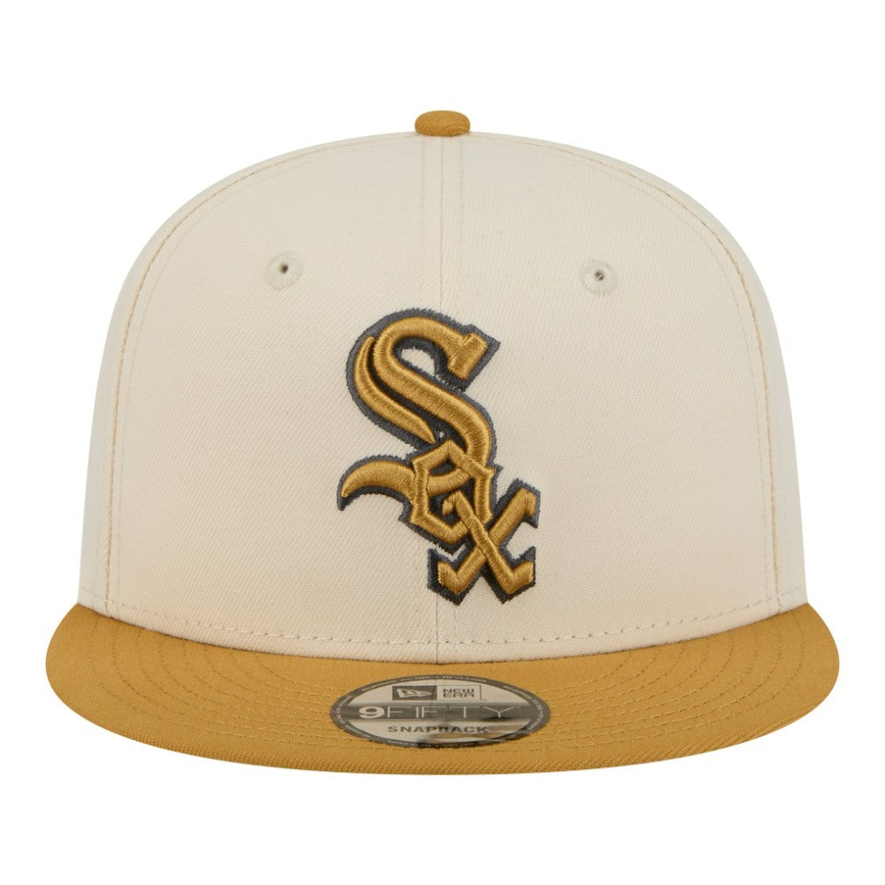 Chicago White Sox New Era 2-Tone Color Pack 9FIFTY Snapback Hat - Light Beige/Khaki - New Era Sale